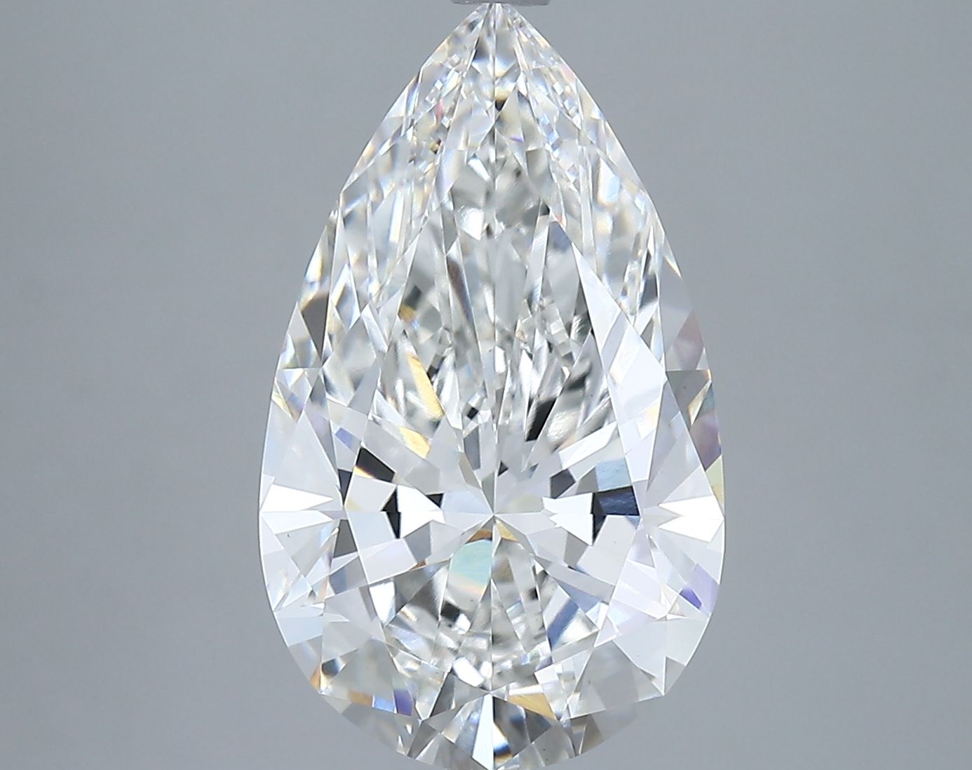 5.06 Carat F-VVS2 Pear Lab Diamond