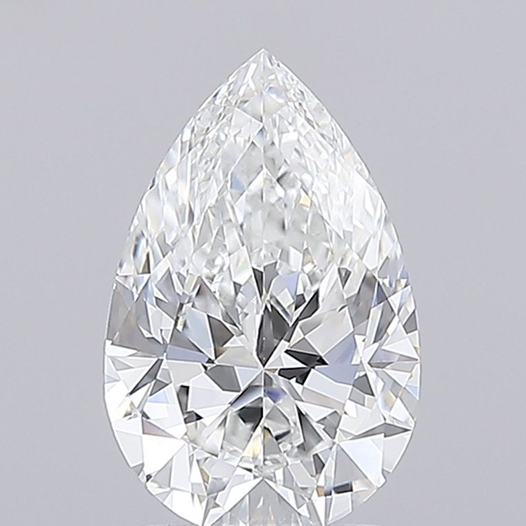 2.56 Carat D-VVS2 Pear Lab Diamond