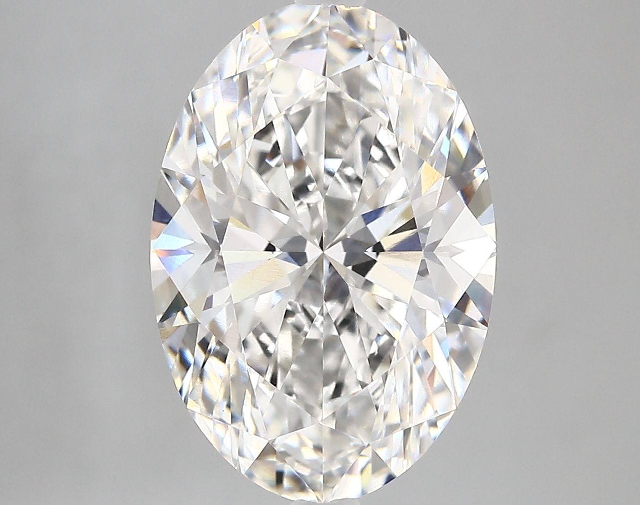 5.64 Carat F-VVS2 Oval Lab Diamond
