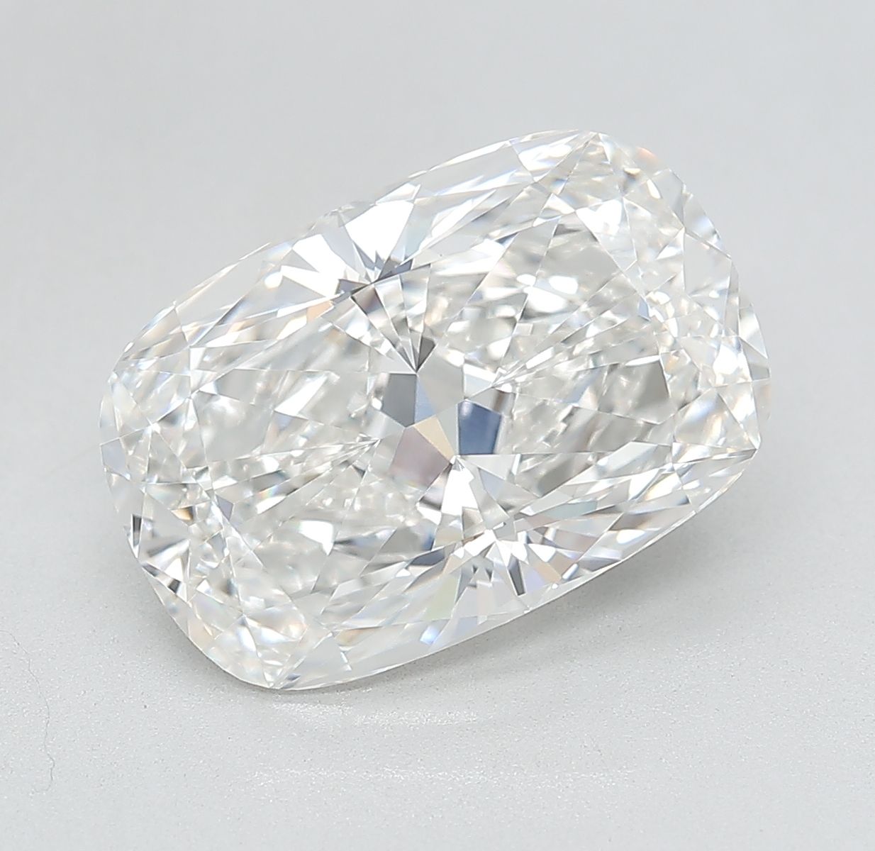 5.44 Carat F-VVS2 Cushion Lab Diamond