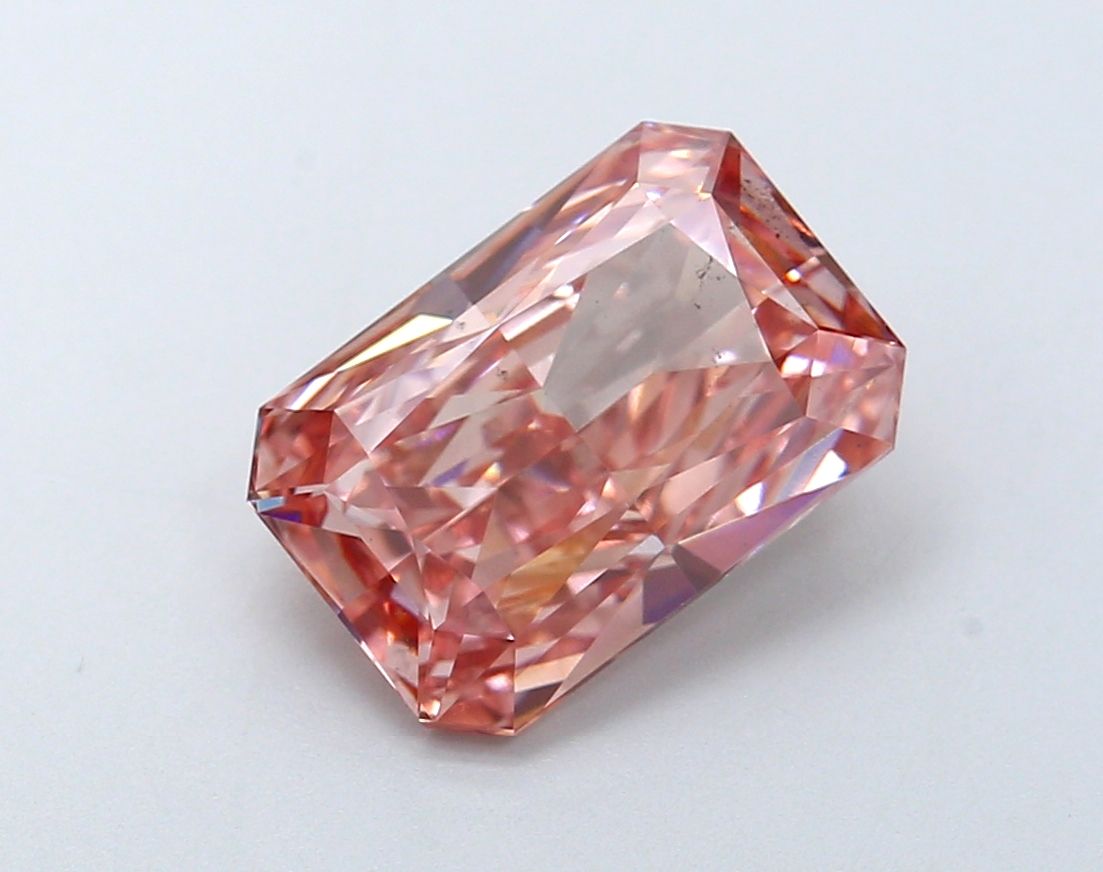 3.03 Carat Radiant Cut Fancy Pink