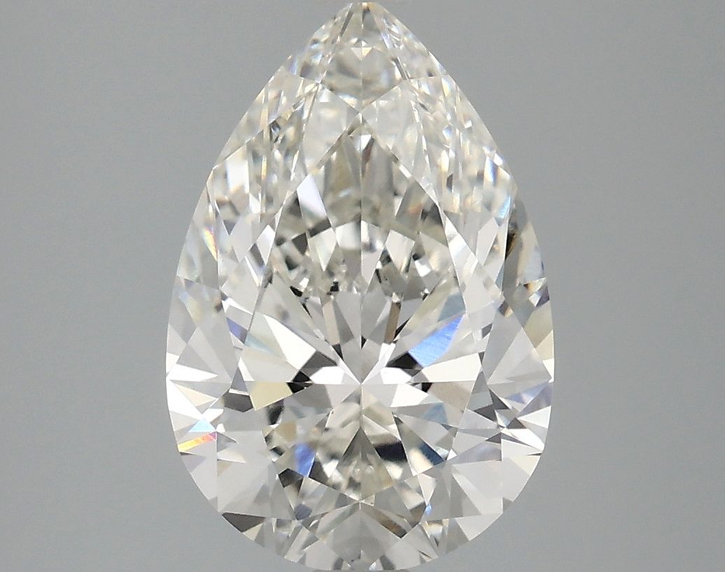 3.05 Carat G-VS1 Pear Lab Diamond