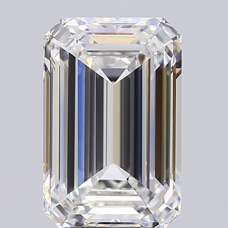 5.06 Carat F-VVS2 Emerald Lab Diamond