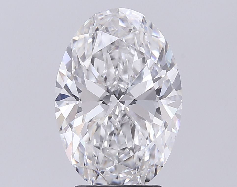 3.51 Carat F-VVS2 Oval Lab Diamond