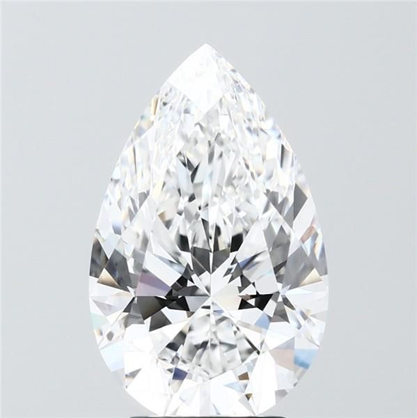 4.07 Carat E-VVS2 Pear Lab Diamond