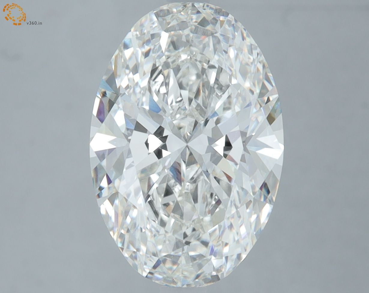 4.01 Carat F-VVS2 Oval Lab Diamond