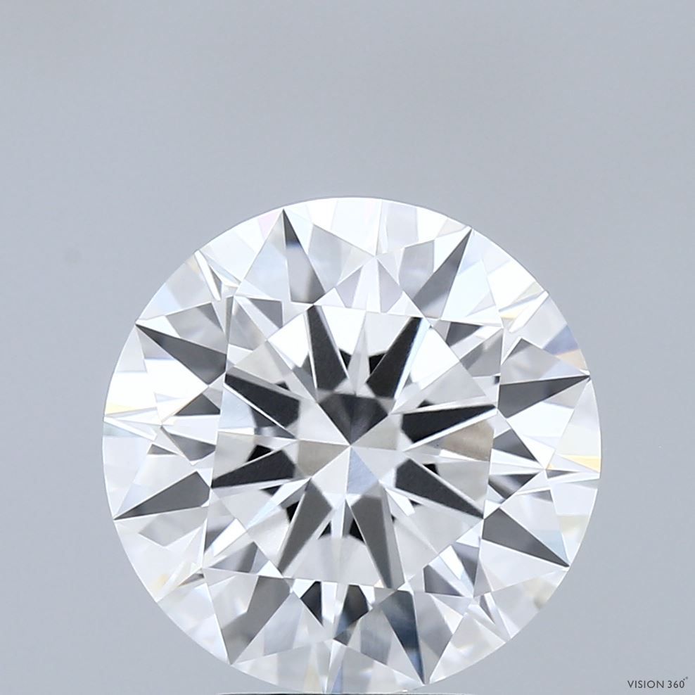 5.06 Carat D-VVS2 Round Lab Diamond
