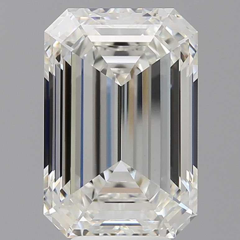 6.60 Carat G-VVS2 Emerald Lab Diamond
