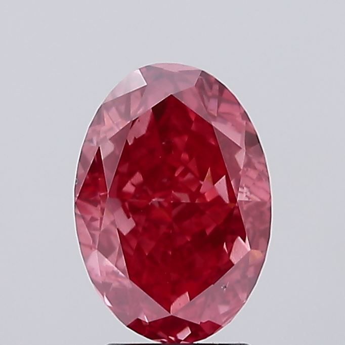 3.32 Carat Oval Cut Fancy Pink