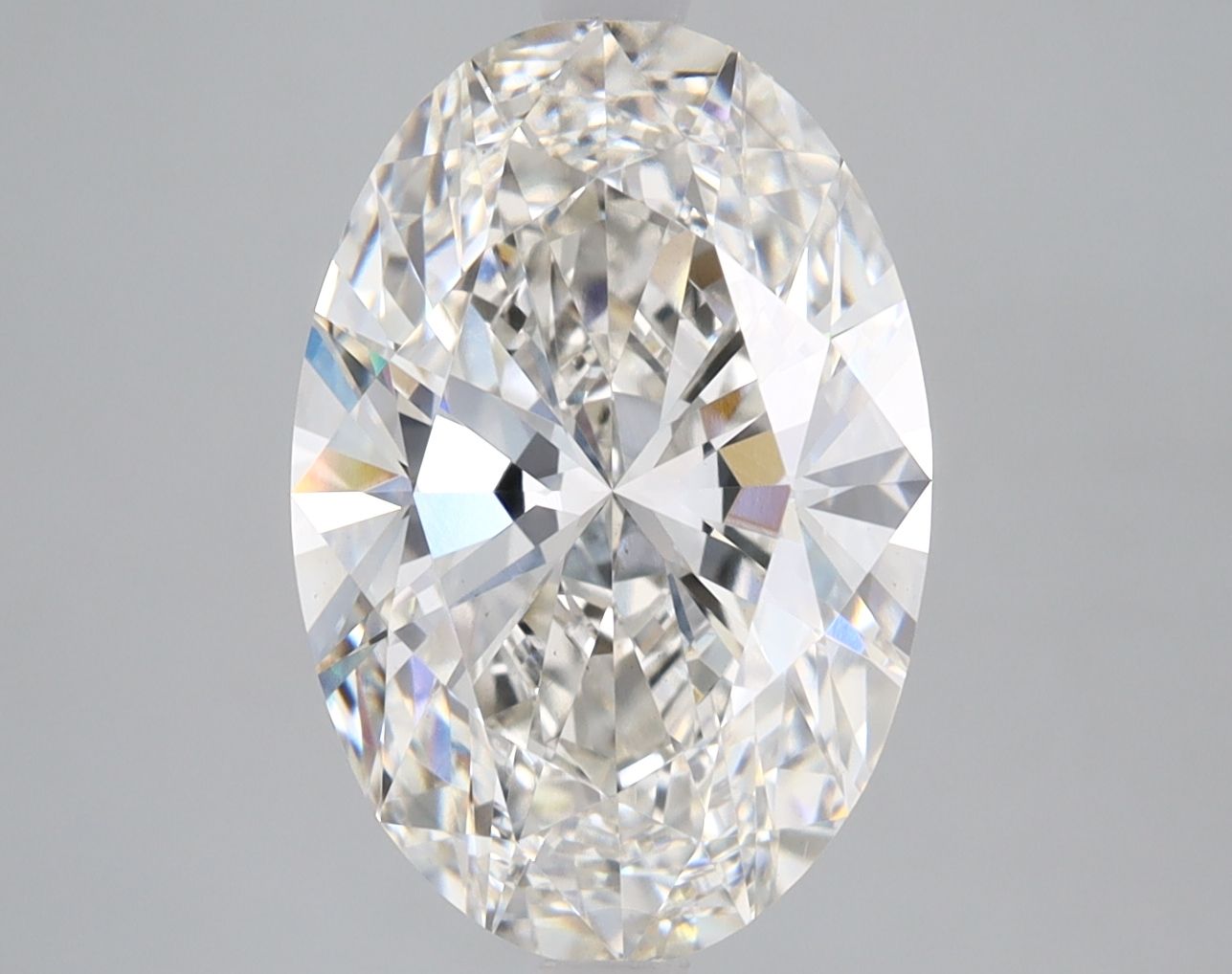 4.30 Carat H-VS1 Oval Lab Diamond