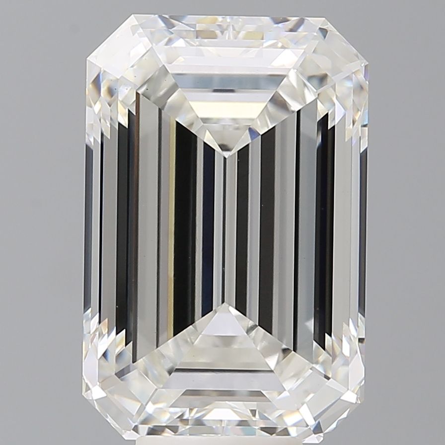9.98 Carat F VVS2 Emerald Lab Diamond