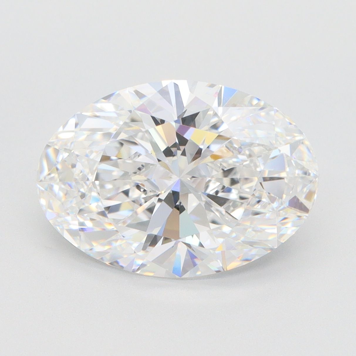 4.24 Carat E-VVS2 Oval Lab Diamond