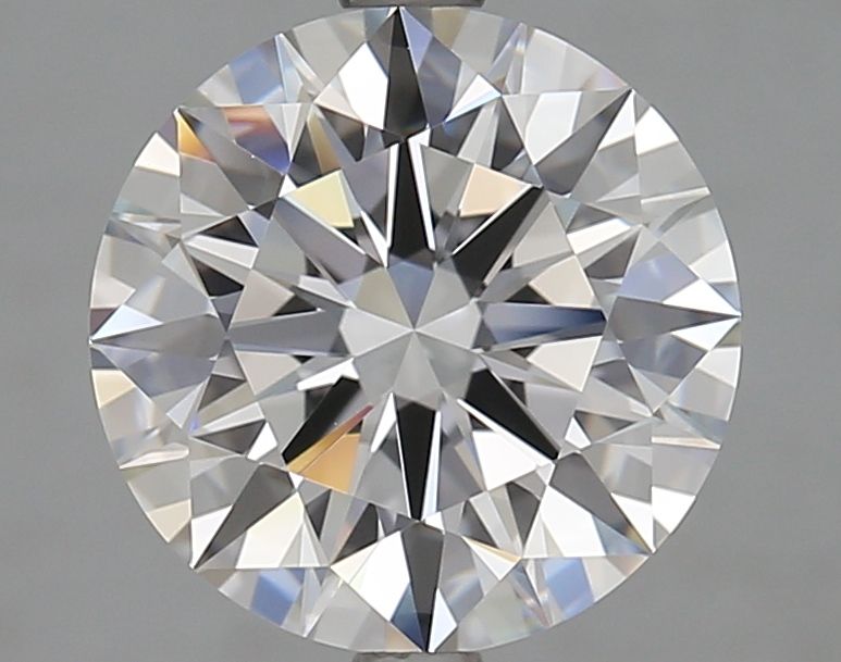 3.47 Carat D-IF Round Lab Diamond