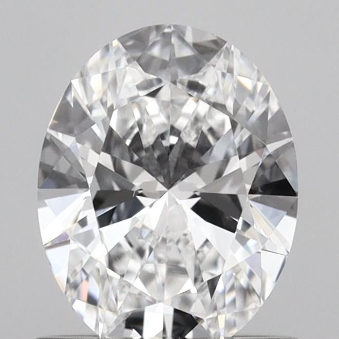 0.91 Carat D-VVS2 Oval Lab Diamond