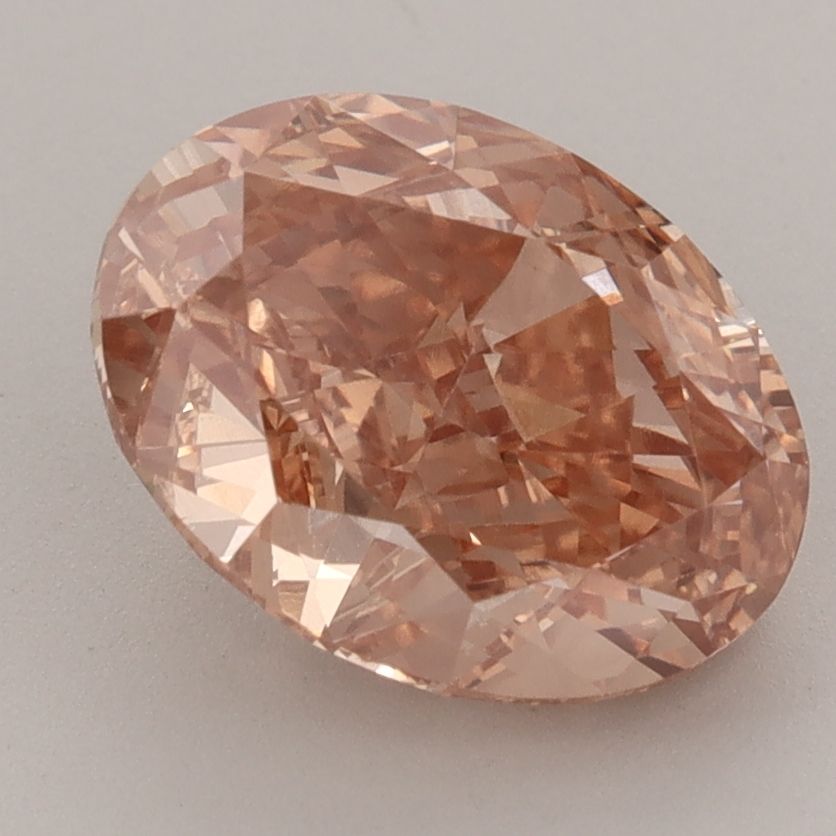 3.19 Carat Oval Cut Fancy Brown