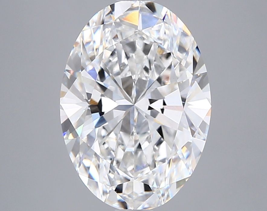 3.04 Carat F-VVS2 Oval Lab Diamond