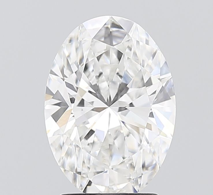2.51 Carat E-VVS2 Oval Lab Diamond