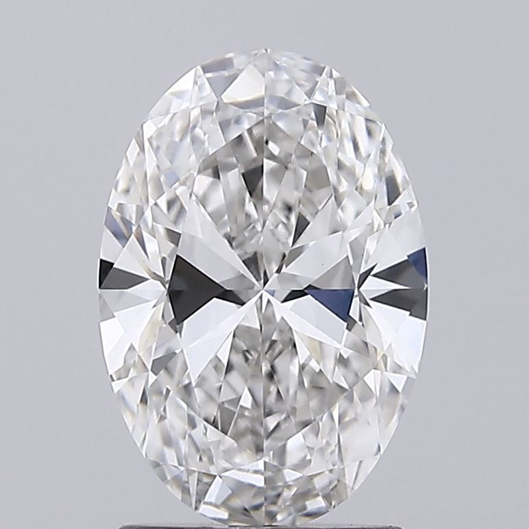 1.68 Carat F-VVS2 Oval Lab Diamond