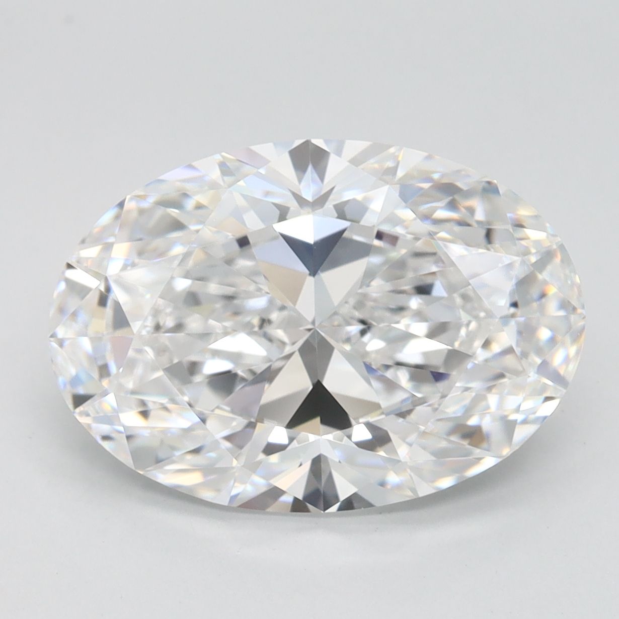 3.77 Carat D-VVS1 Oval Lab Diamond