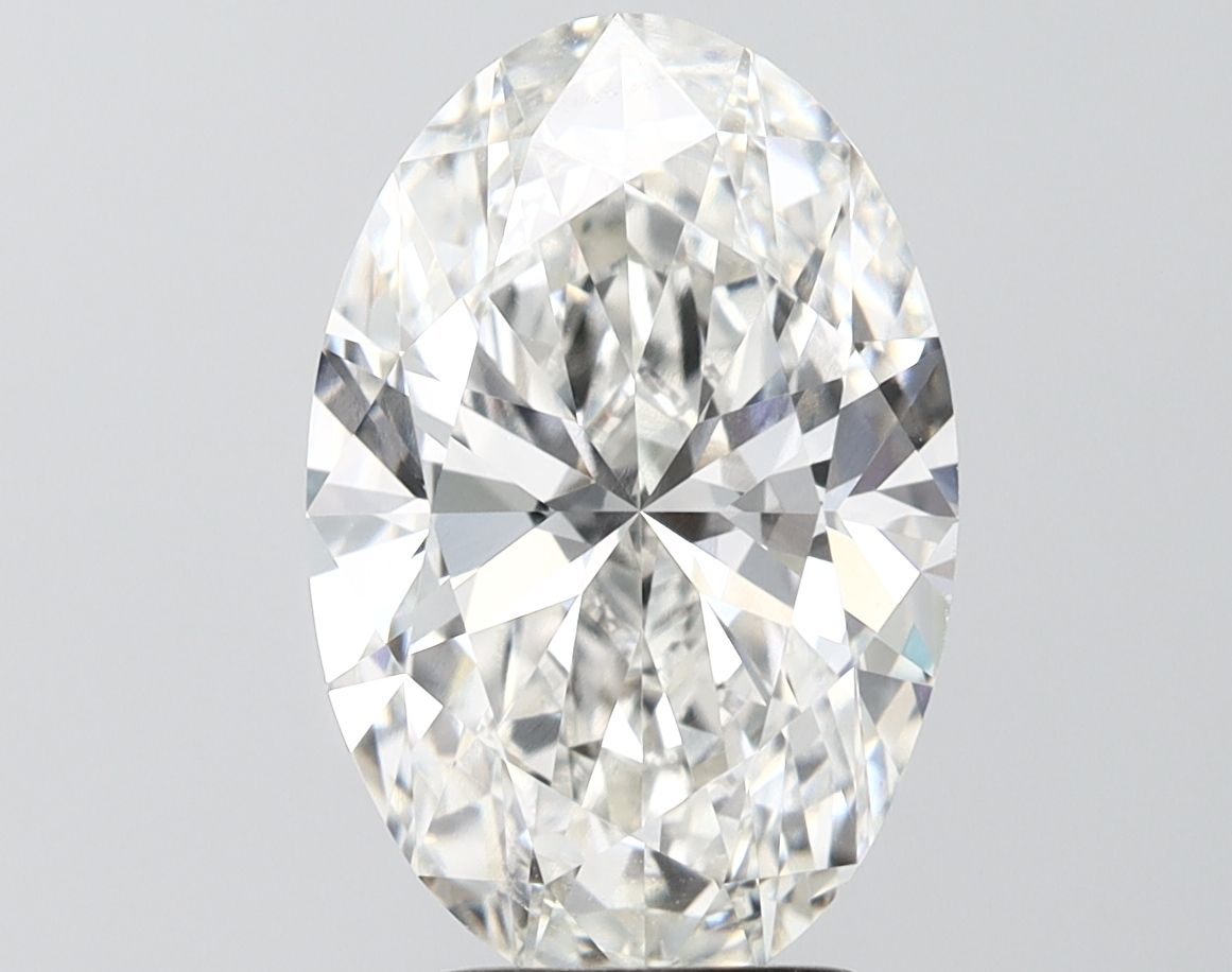 4.09 Carat F-VVS2 Oval Lab Diamond