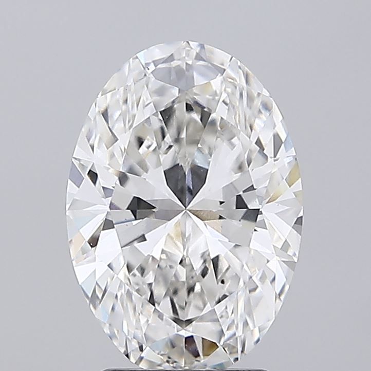 2.84 Carat F-VS1 Oval Lab Diamond