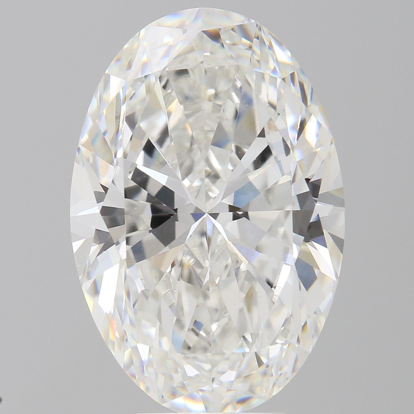7.01 Carat F-VVS2 Oval Lab Diamond