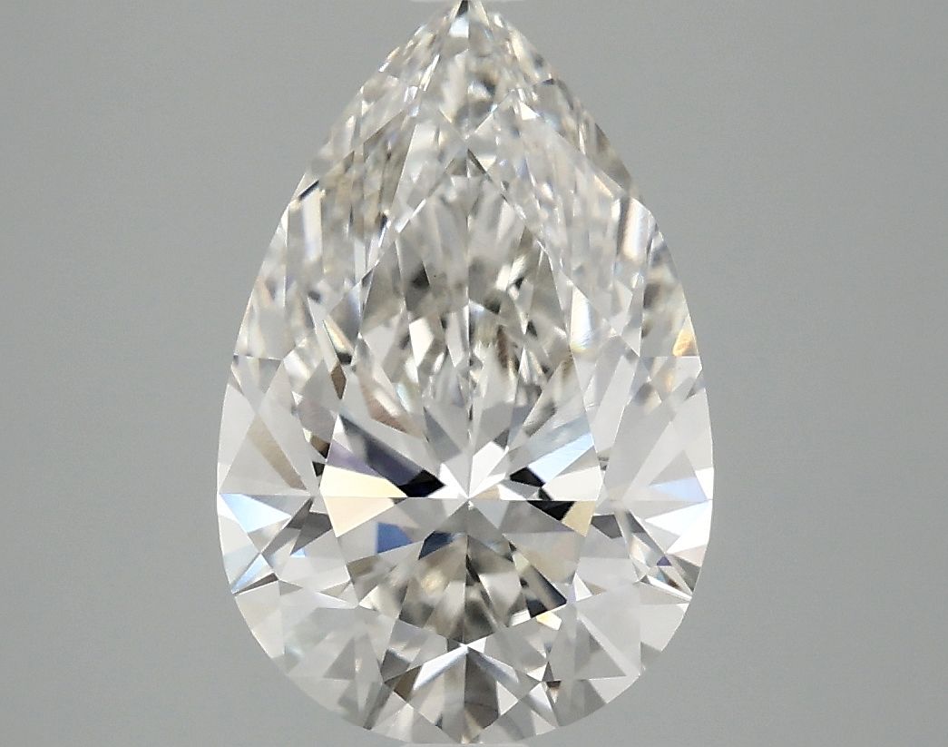 3.10 Carat G-VVS2 Pear Lab Diamond