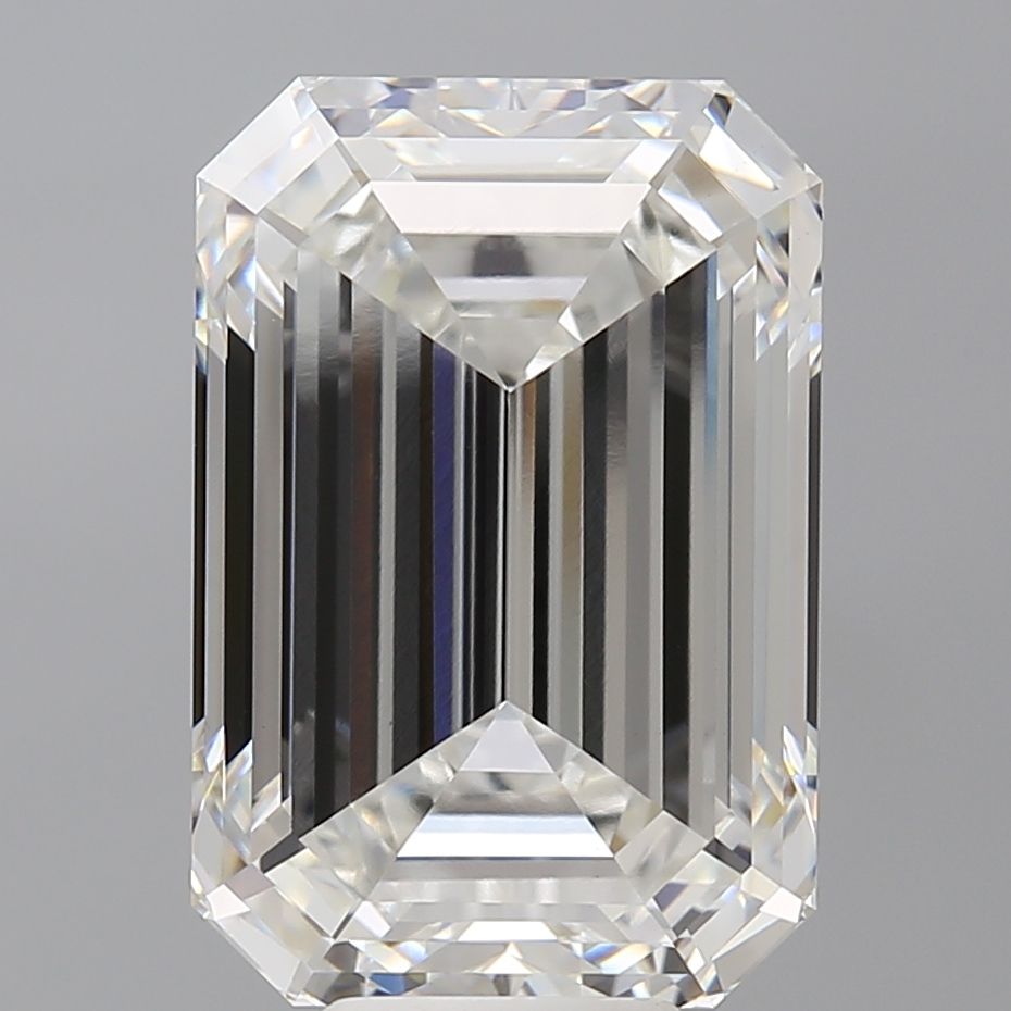 9.58 Carat F-VS1 Emerald Lab Diamond