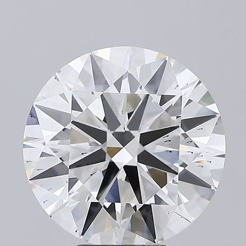 7.03 Carat G-SI1 Round Lab Diamond