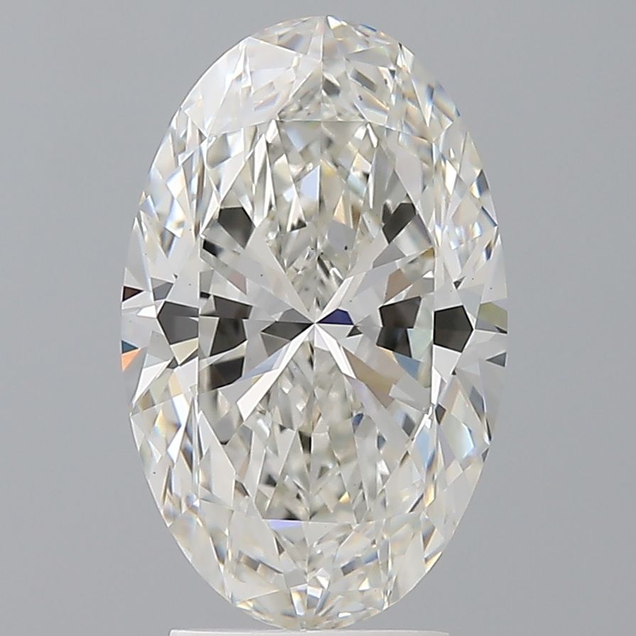 3.58 Carat H-VS1 Oval Lab Diamond