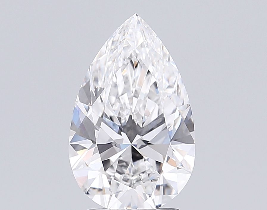 3.72 Carat D-VVS2 Pear Lab Diamond