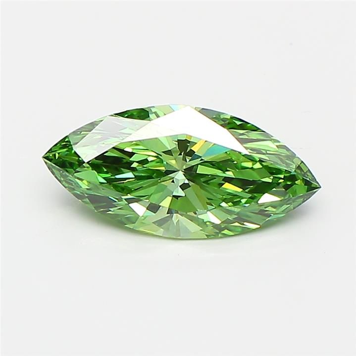 1.03 Carat Marquise Cut Fancy Green