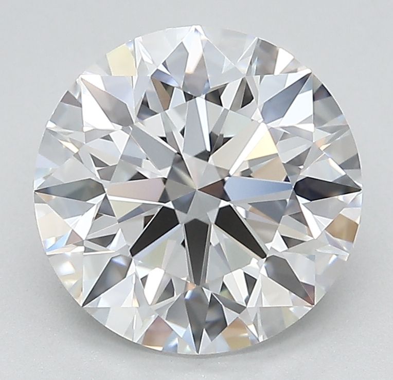 2.89 Carat D-IF Round Lab Diamond