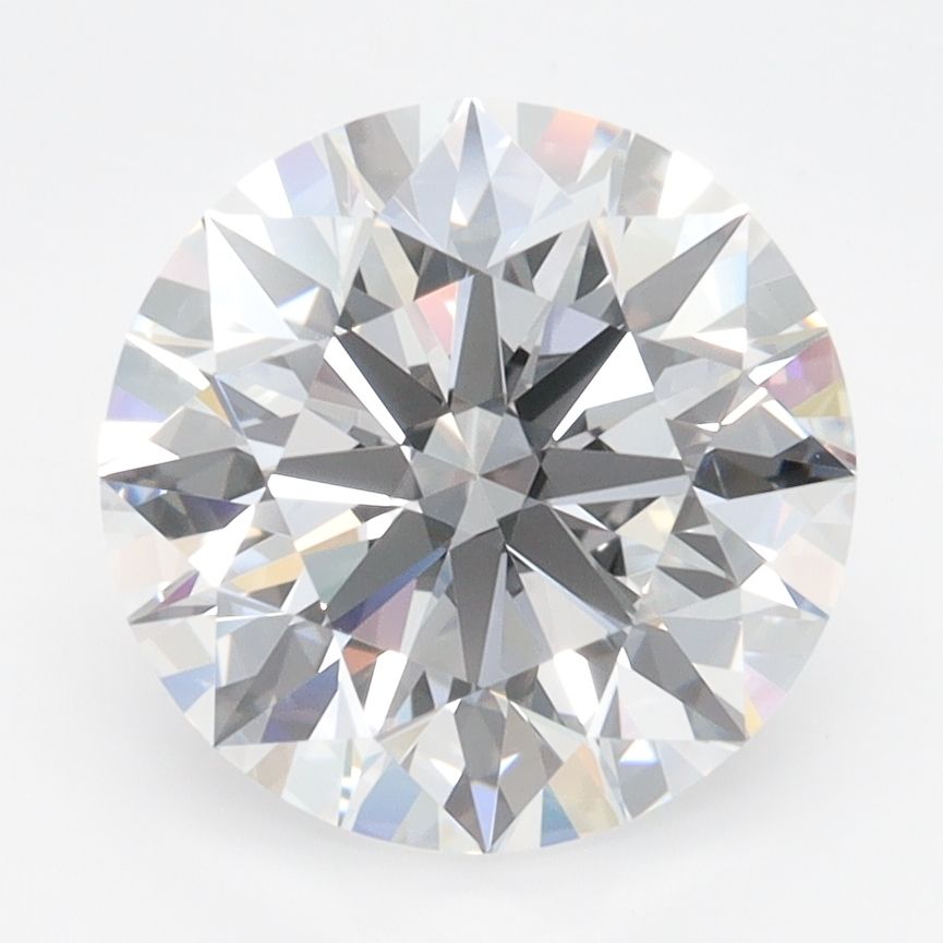 3.31 Carat D-IF Round Lab Diamond