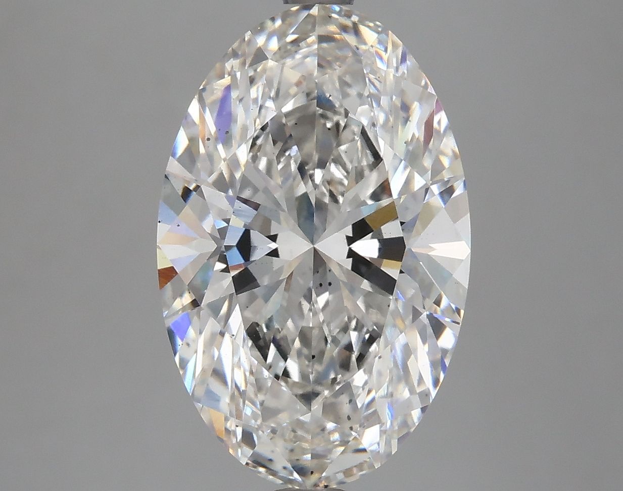 4.74 Carat G-VS2 Oval Lab Diamond