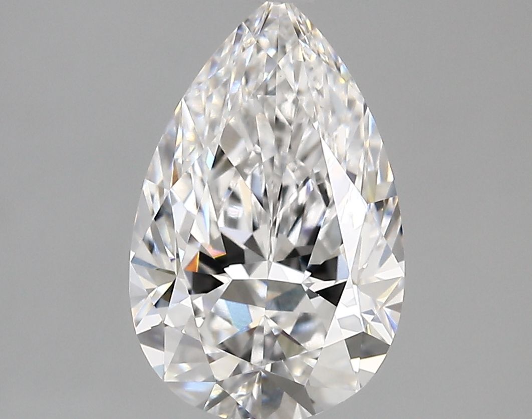 2.72 Carat D-VVS2 Pear Lab Diamond