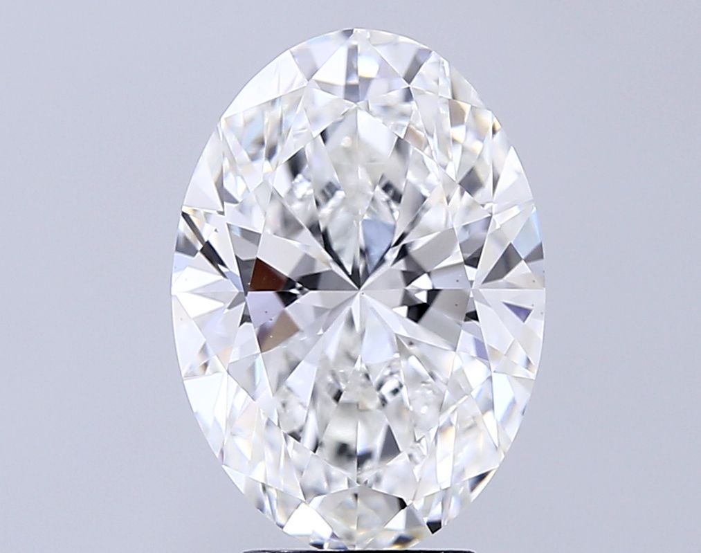 5.08 Carat F-VS1 Oval Lab Diamond