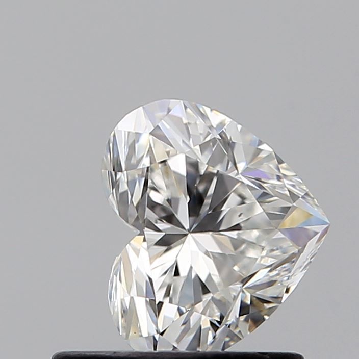 0.74 Carat F-VS2 Heart Cut Diamond