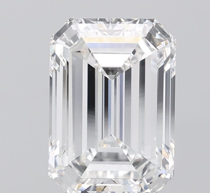 3.04 Carat F-VVS2 Emerald Lab Diamond