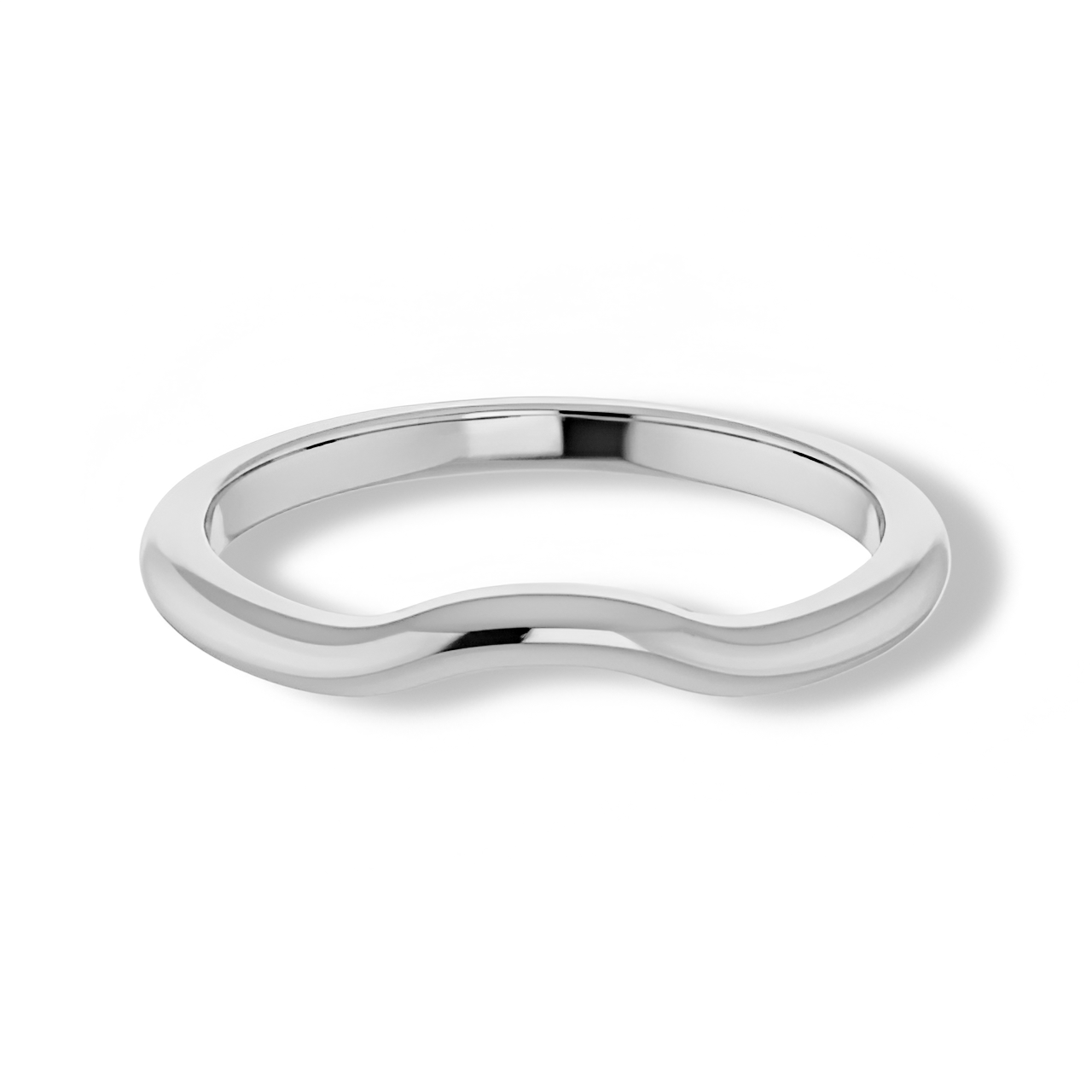 Solid Gold Curve Band-VIRABYANI