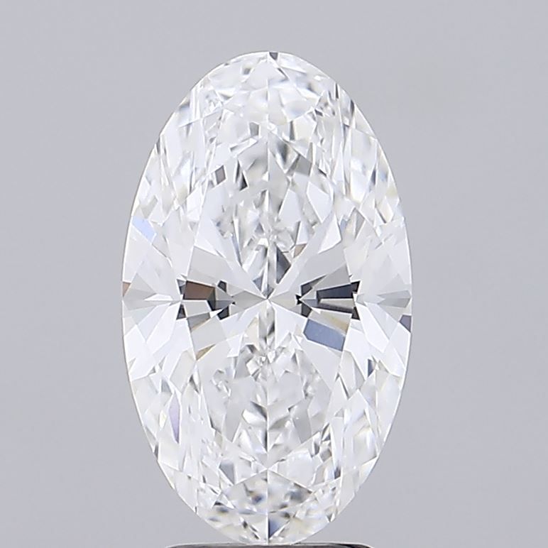 3.05 Carat D-VVS2 Oval Lab Diamond