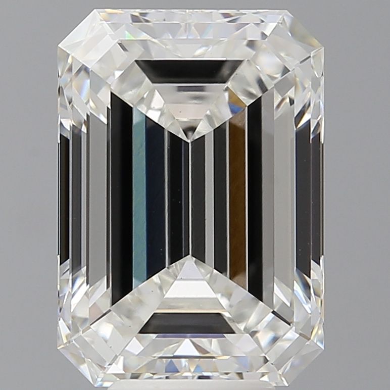 7.03 Carat F-VVS2 Emerald Lab Diamond