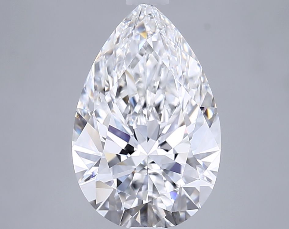 3.04 Carat E-VVS2 Pear Lab Diamond
