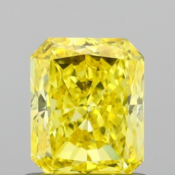 0.83 Carat Radiant Cut Fancy Yellow