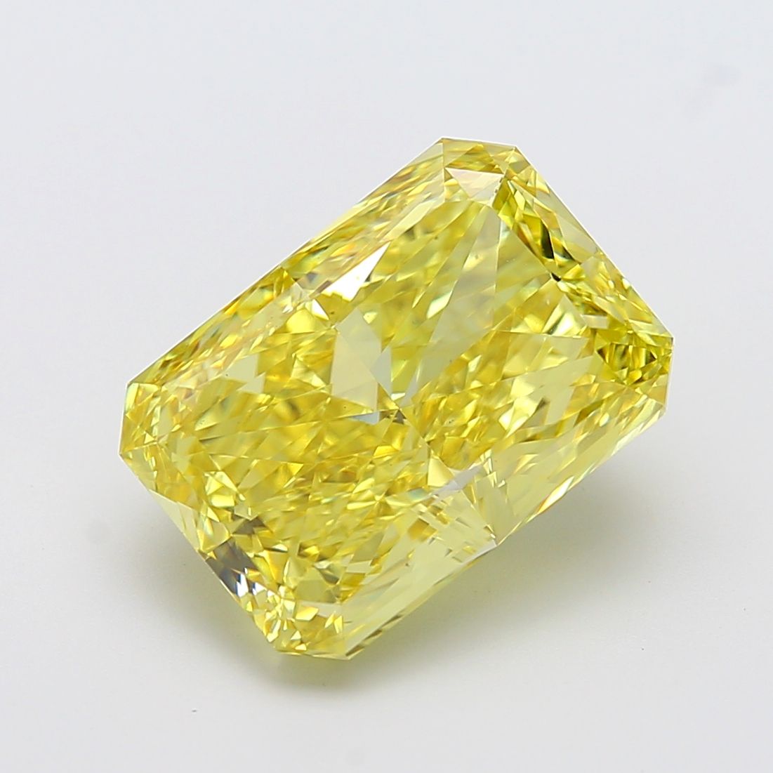 12.08 Carat Yellow VS1 Radiant Lab Diamond