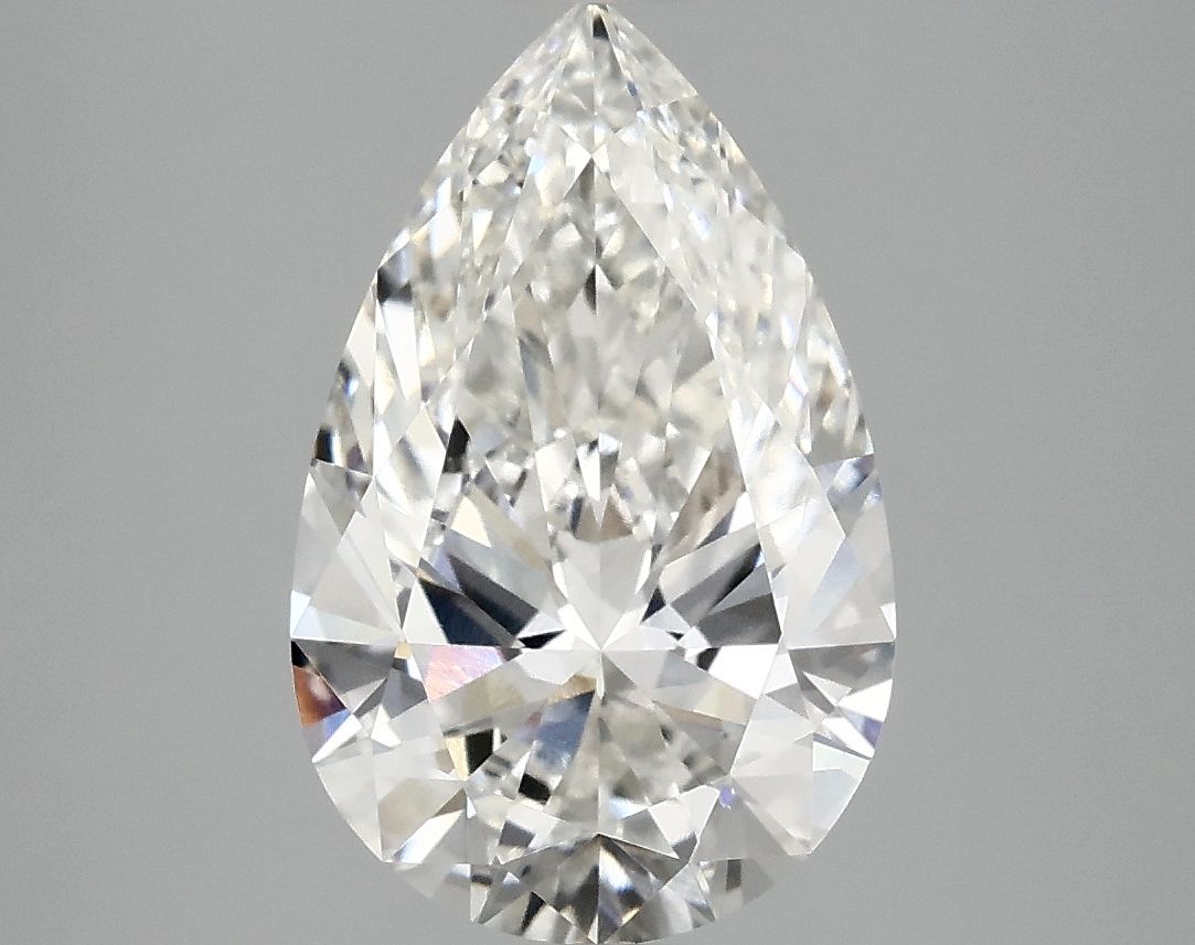2.98 Carat G-VVS2 Pear Lab Diamond