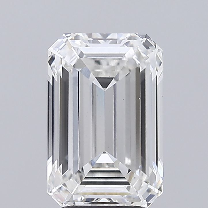 3.60 Carat G-VS1 Emerald Lab Diamond