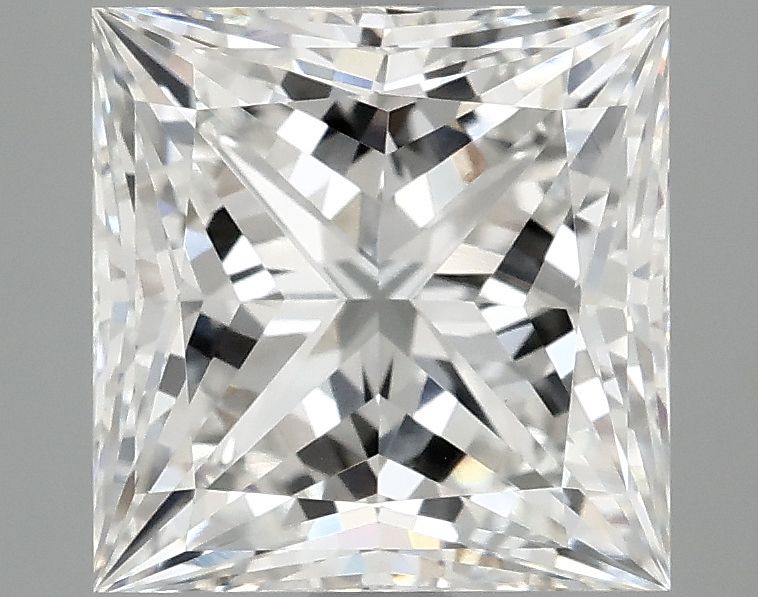 3.81 Carat F-VVS2 Princess Lab Diamond