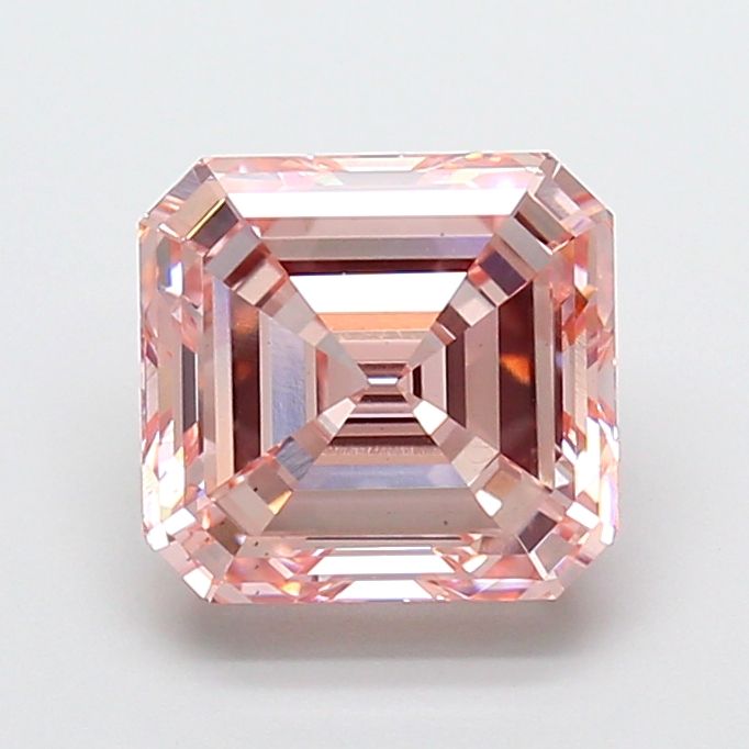 3.76 Carat Asscher Cut Fancy Pink