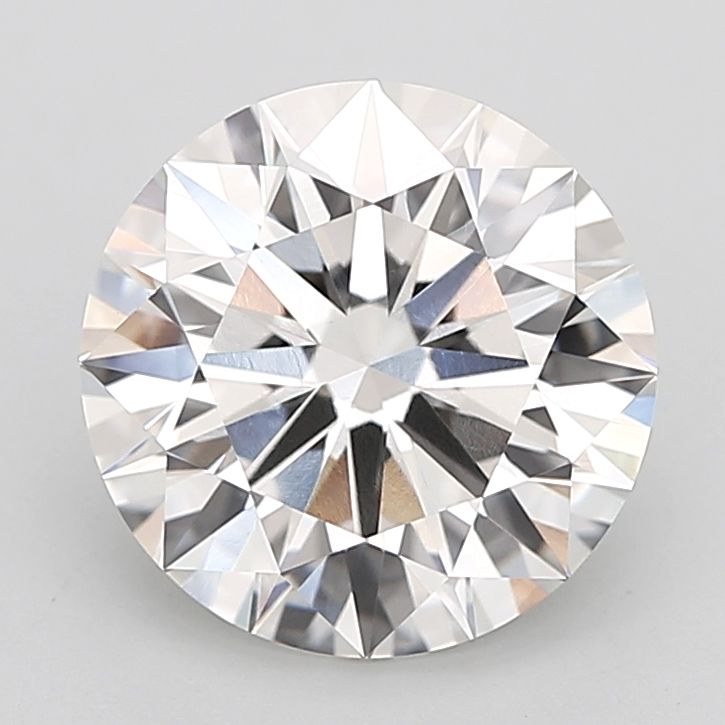 6.03 Carat H-VVS2 Round Lab Diamond